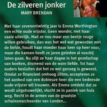 HHR 12: De zilveren jonker / Mary Brendan - Afbeelding 2