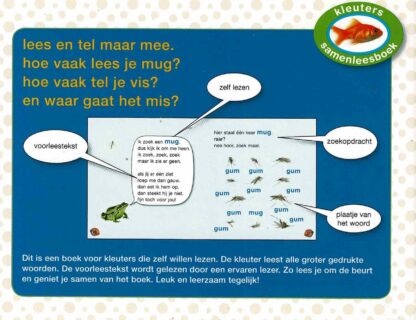 hoe vaak zie je vis? / Elle van Lieshout en Erik van Os (AVI Start - samenleesboek; harde kaft) - Afbeelding 2