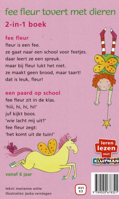 fee fleur tovert met dieren / marianne witte (AVI E3; harde kaft) - Afbeelding 2