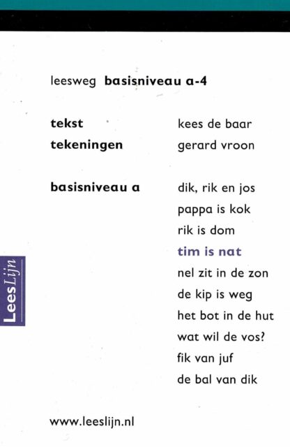 tim is nat / Leeslijn (AVI Start - M3; harde kaft) - Afbeelding 2