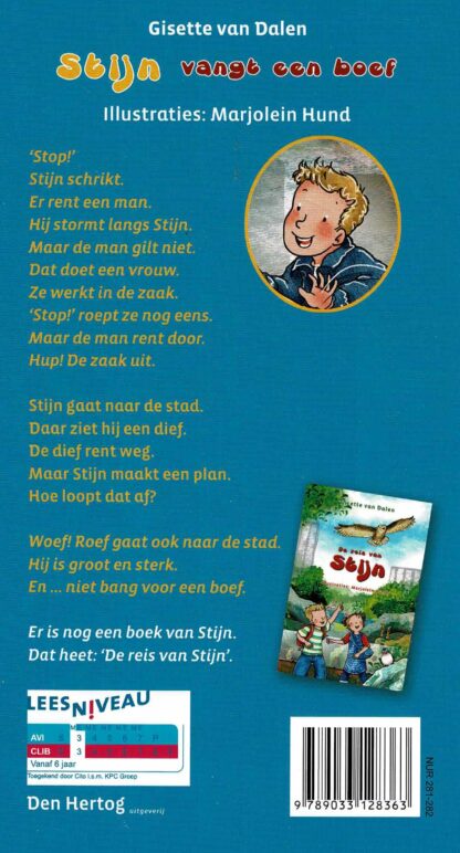 Stijn vangt een boef / Gisette van Dalen (AVI E3; harde kaft) - Afbeelding 2
