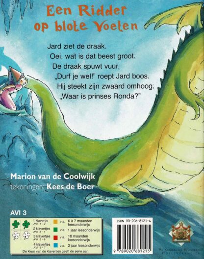 Een ridder op blote voeten / Marion van de Coolwijk ( AVI E3 ; Harde kaft ) - Afbeelding 2