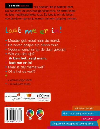 Laat me er in! / Mireille Geus (Samenlezers; AVI M3 - AVI M4; zachte kaft) - Afbeelding 2