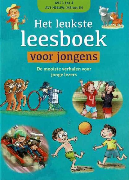 Het leukste leesboek voor jongens (6 boeken in 1 band: AVI M3 - AVI E4; Harde kaft)