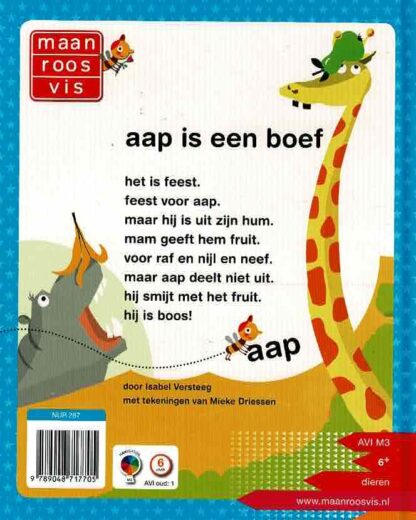 aap is een boef / Isabel Versteeg (AVI Start - M3 ; Harde kaft) - Afbeelding 2