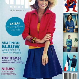 Knip Mode nr. 2 februari 2015 patroonbladen zitten er los in