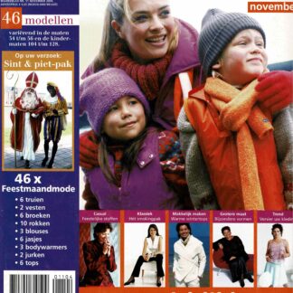 Knip Mode nr. 11 november 2004 patroonbladen zitten er los in