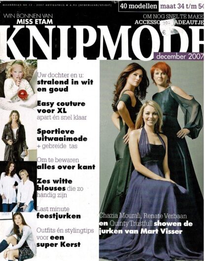 Knip Mode nr. 12 2007 patroonbladen vastgeniet