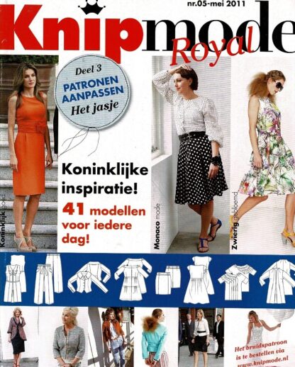 Knip Mode nr. 05 mei 2011 patroonbladen vastgeniet