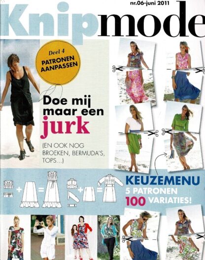 Knip Mode nr. 06 juni 2011 raderbladen zitten er los in