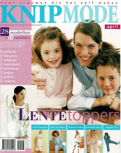 Knip Mode nr. 4 april 2003 patroonbladen vastgeniet