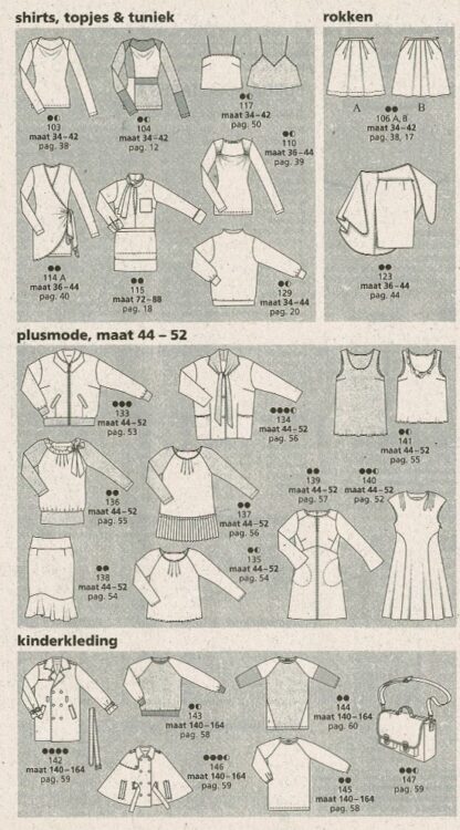 Burda Style 10/2014 patroonbladen zitten vastgeniet - Afbeelding 3