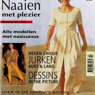 Burda naaien met plezier (met naaicursus) patroonbladen zitten er los in