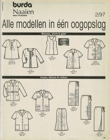 Burda naaien met plezier (met naaicursus) patroonbladen zitten er los in - Afbeelding 2
