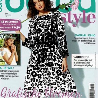 Burda Style 3/2018 patroonbladen zitten vastgeniet