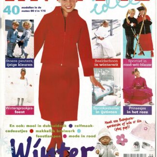 Knippie winter 2000 patroonbladen zitten vastgeniet