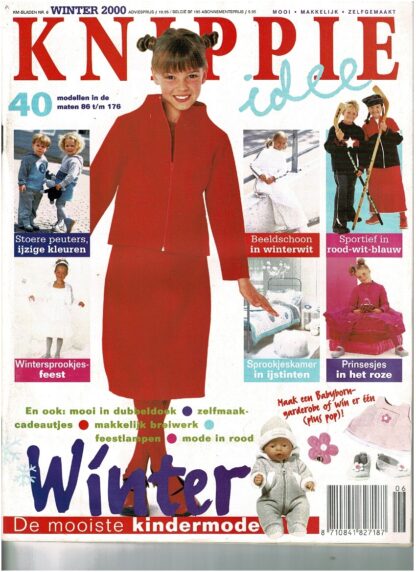 Knippie winter 2000 patroonbladen zitten vastgeniet