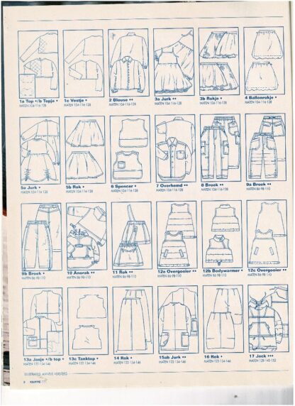 Knippie winter 2000 patroonbladen zitten vastgeniet - Afbeelding 2