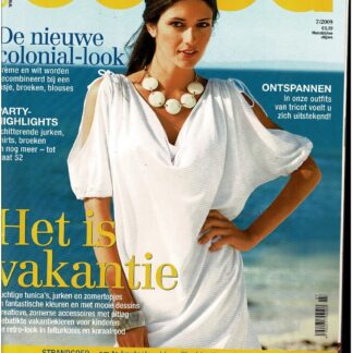 Burda 7/2009 patroonbladen zitten vastgeniet
