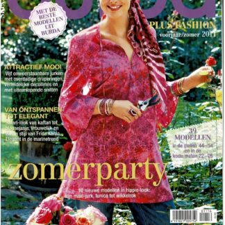 Burda Plus Fashion voorjaar/zomer 2011 patroonbladen zitten vastgeniet