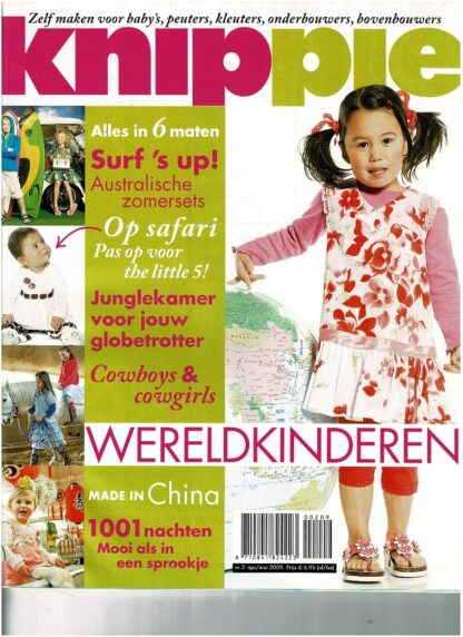 Knippie nr. 2 april/mei 2009 patroonbladen zijn vastgeniet