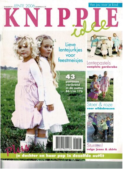 Knippie lente 2006 patroonbladen zitten vastgeniet