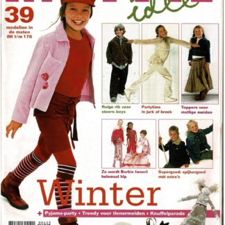 Knippie winter 2003 patroonbladen zitten vastgeniet