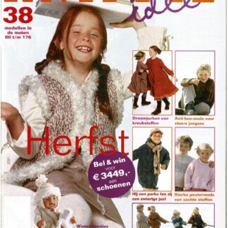 Knippie herfst 2003 patroonbladen zitten vastgeniet