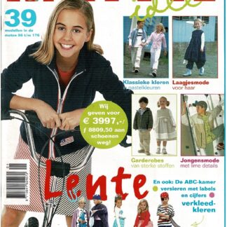 Knippie lente 2002 patroonbladen zitten vastgeniet
