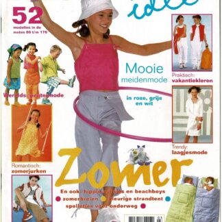 Knippie zomer 2001 patroonbladen zitten vastgeniet