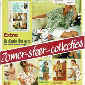 Knip Mode nr.5 mei 1995 patroonbladen zitten er los in