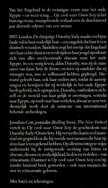 Op zoek naar OMM Sety / Jonathan Cott (Zachte kaft) - Afbeelding 2
