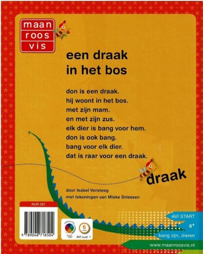 een draak in het bos / Isabel Versteeg (AVI Start ; harde kaft) - Afbeelding 2