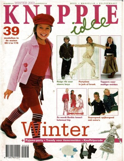 Knippie winter 2003 de raderbladen zitten er los in