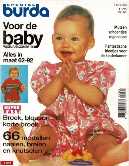 Burda voor de baby voorjaar/zomer 1996 (E 362) de raderbladen zitten er los in