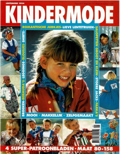 Kindermode lentemode 1994 de raderbladen zitten vastgeniet