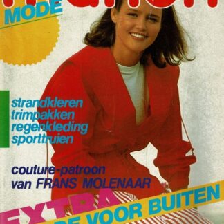 Marion mode nr. 4 april 1982 raderbladen zitten vastgeniet