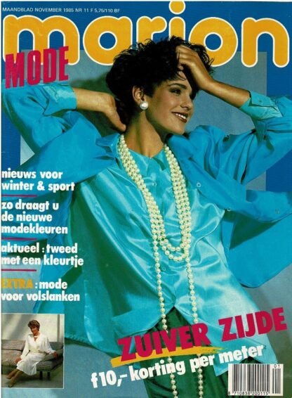 Marion mode nr. 11 november 1985 raderbladen zitten vastgeniet