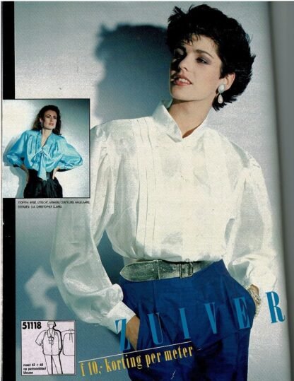 Marion mode nr. 11 november 1985 raderbladen zitten vastgeniet - Afbeelding 2