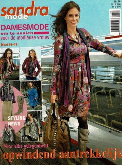 Sandra mode nr. 29 (raderbladen zitten vastgeniet)