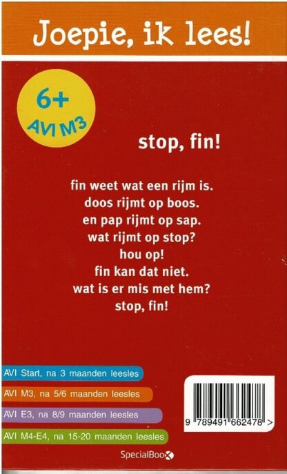 stop, fin! / Lizzy van Pelt (AVI M3 ; Harde kaft) - Afbeelding 2