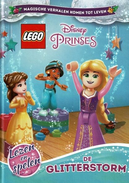 De glitterstorm (Lego Disney Prinses ; AVI E4 ; Harde kaft)