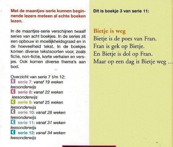 Bietje is weg / Brigitte Minne (AVI E3 ; Harde kaft) - Afbeelding 2