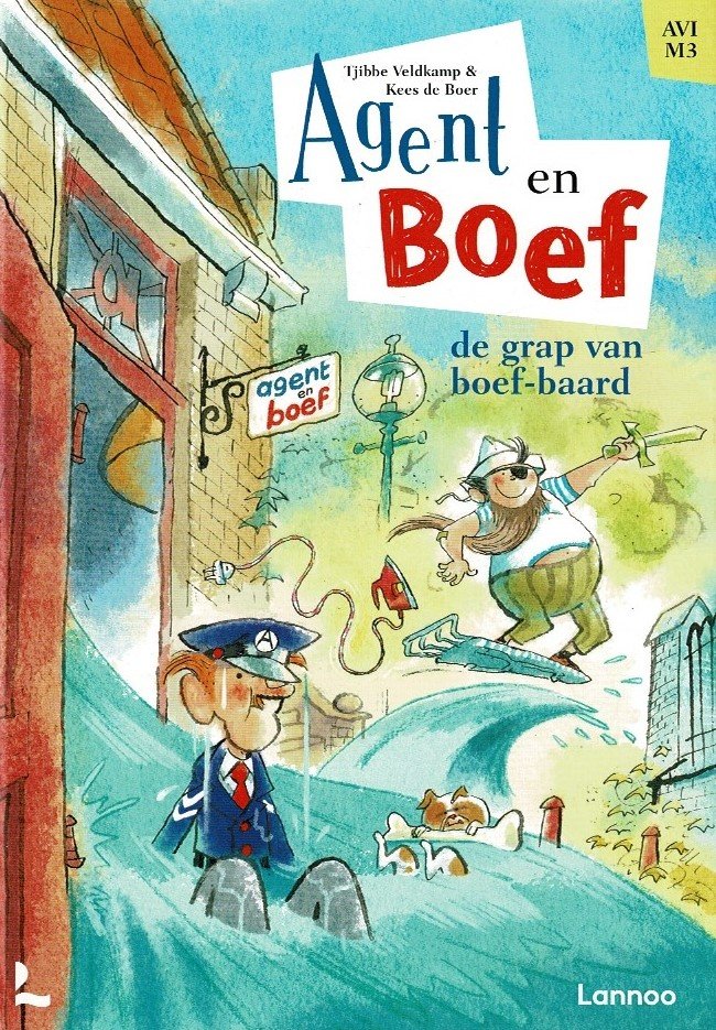 Agent en Boef de grap van boef-baard / Tjibbe Veldkamp (AVI M3 ; Harde kaft)