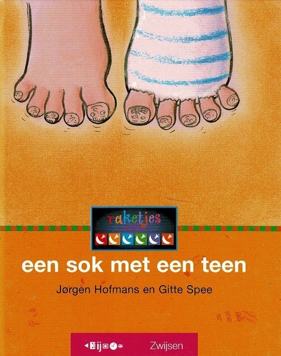 een sok met een teen / Jorgen Hofmans (AVI Start ; Harde kaft)