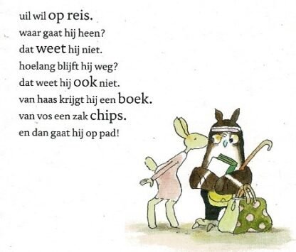 Vos en Haas: Uil wil op reis / Sylvia Vanden Heede (AVI M3 ; Harde kaft) - Afbeelding 2