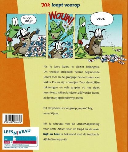 Kik loopt voorop / Gerben Valkema (Stripboek ; AVI M3 ; Harde kaft) - Afbeelding 2