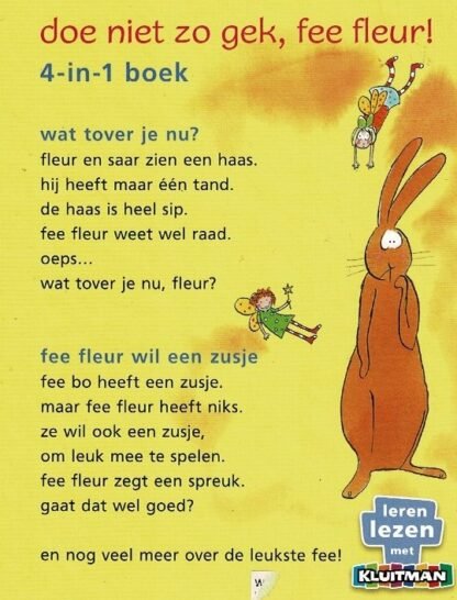 doe niet zo gek, fleur! / marianne witte (4 boekjes in 1 verzamelband; AVI E3 ; Harde kaft) - Afbeelding 2