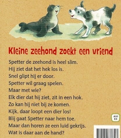 Kleine zeehond zoekt een vriend / Sarah Herzhoff (AVI E3 ; Harde kaft) - Afbeelding 2
