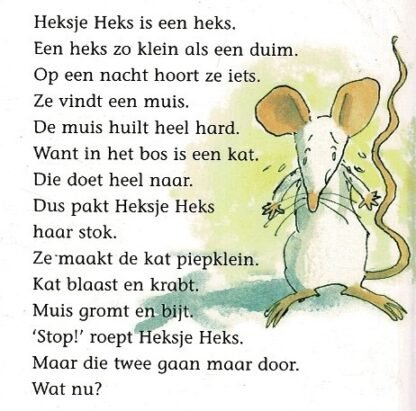 Heksje Heks speelt kat en muis / Gonneke Huizing (AVI E3 ; Harde kaft ; klein boek) - Afbeelding 2